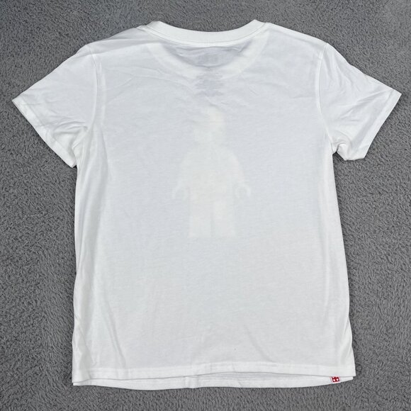 Lego x Target Urban Brick Minifigure White T-Shirt Sz Medium - Picture 2 of 4